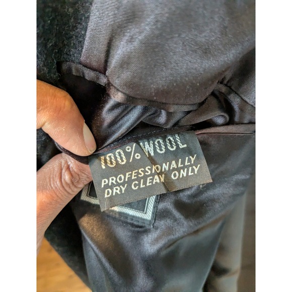 Christian Dior Monsieur Gray 100% Wool Double Breasted Overcoat USA 48R READ - Picture 7 of 16